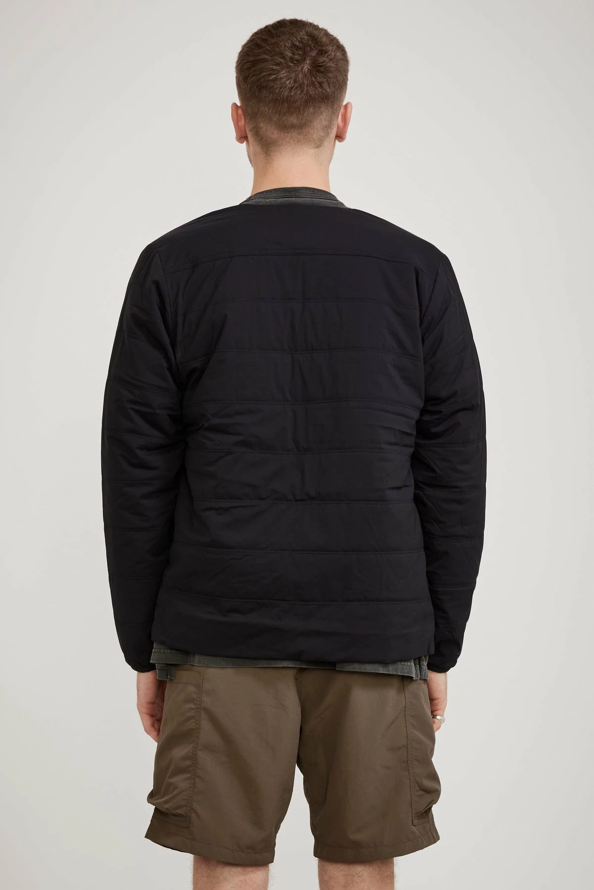 Flexible Insulated Cardigan Black - Image 4