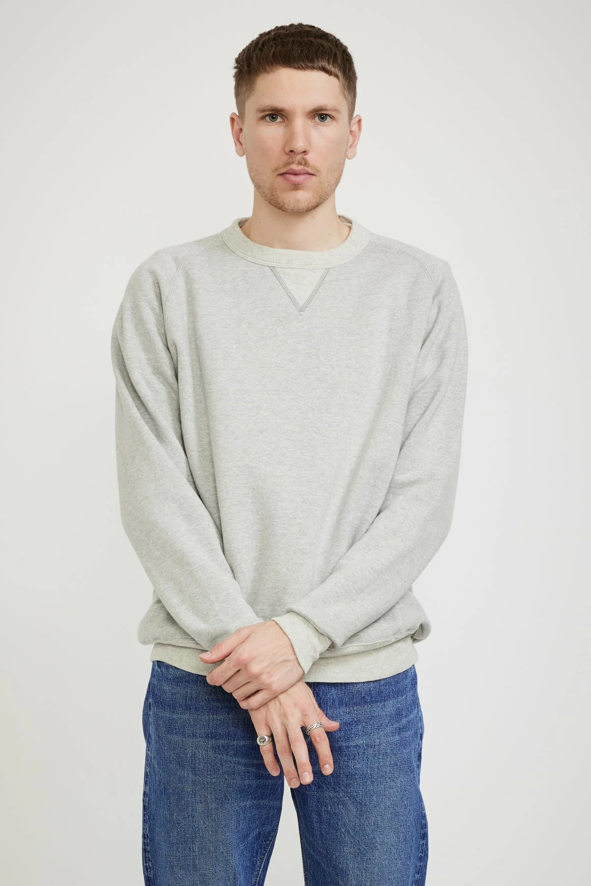 Puamana Crew Neck Hambledon Grey