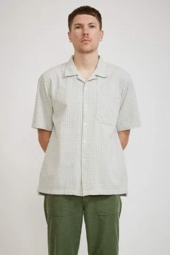 Camp Shirt Delos Cotton Light Olive