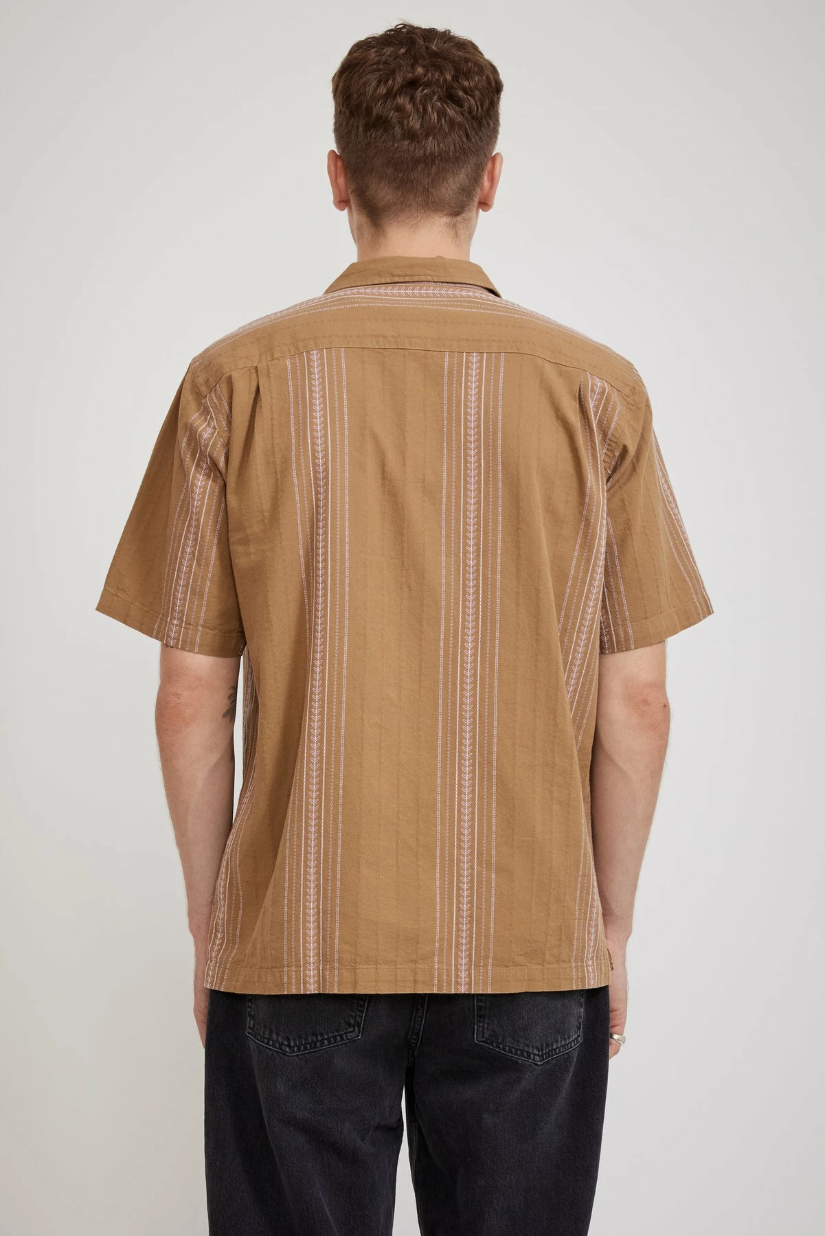 Camp Shirt Deck Cotton Sand - Image 4