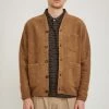 Cardigan Wool Fleece Taupe
