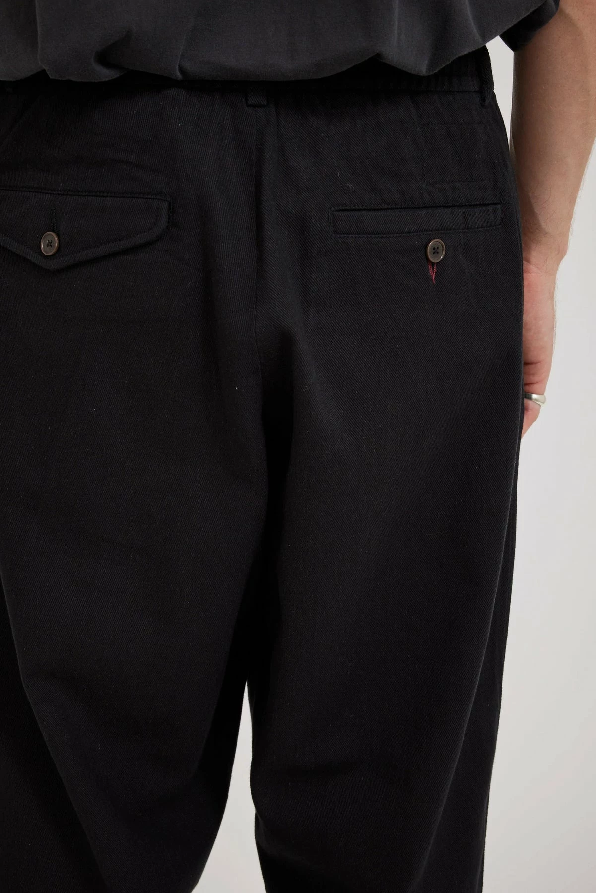 Oxford Pant Winter Twill Black - Image 6