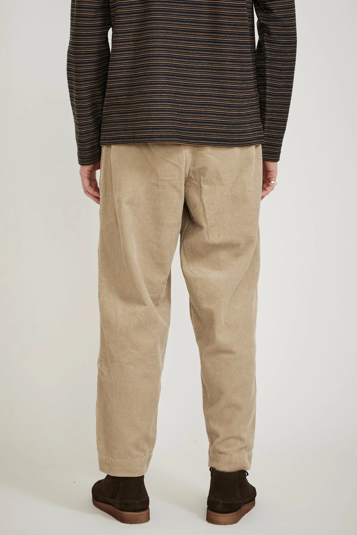 Pleated Track Pant Stone Cord - Image 4