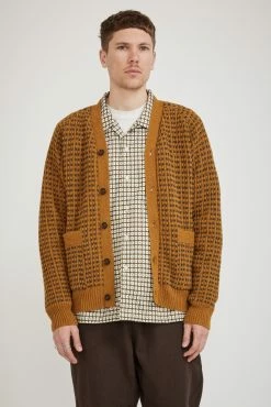 Vince Cardigan Italian Wool Cumin/Grey
