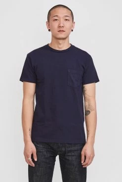 Crew Pocket T Shirt Navy