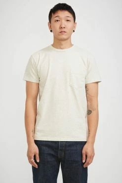 Crew Pocket T Shirt Oat