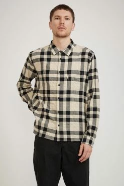 Curtis Shirt Black/Stone