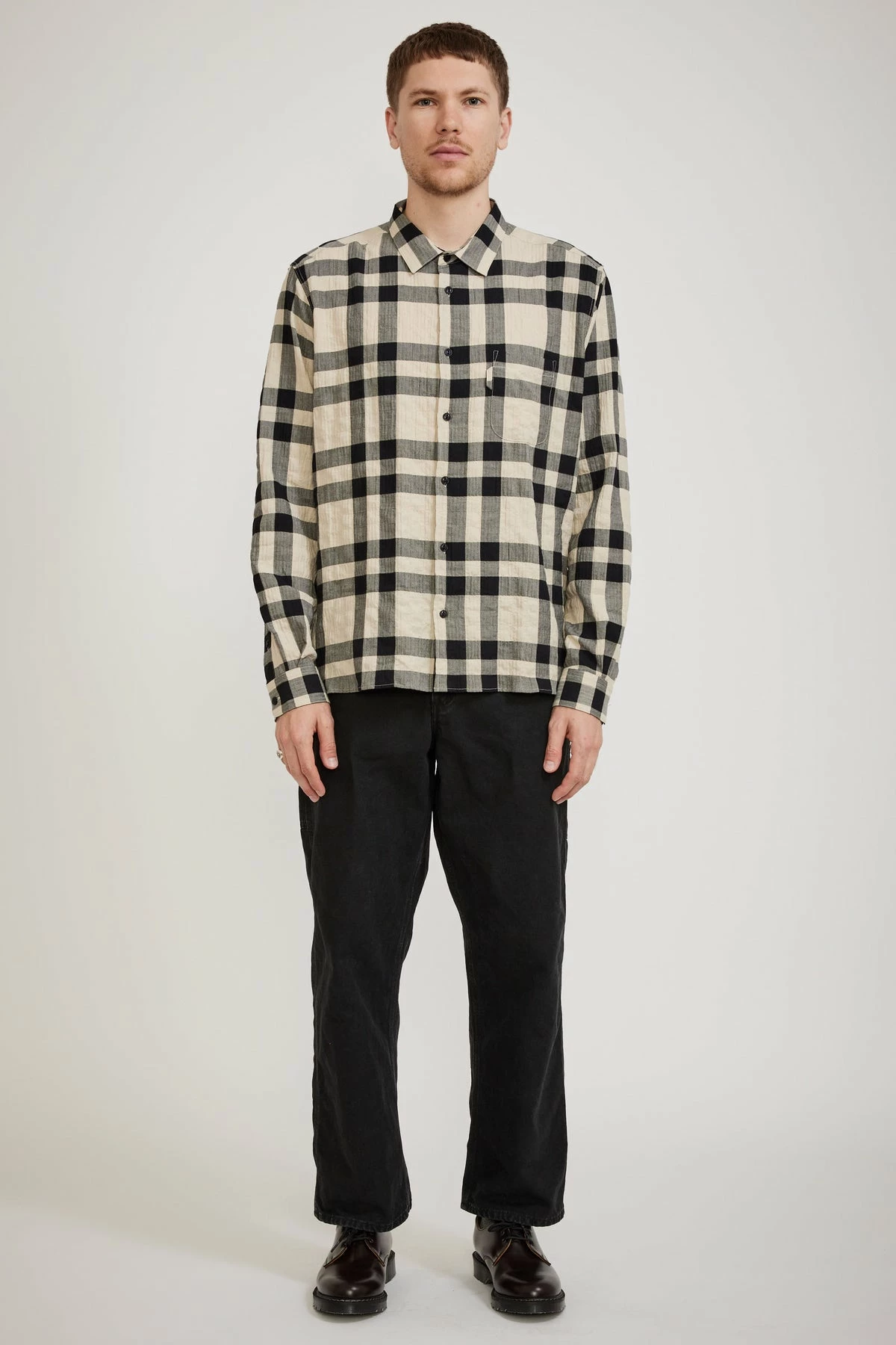 Curtis Shirt Black/Stone - Image 2