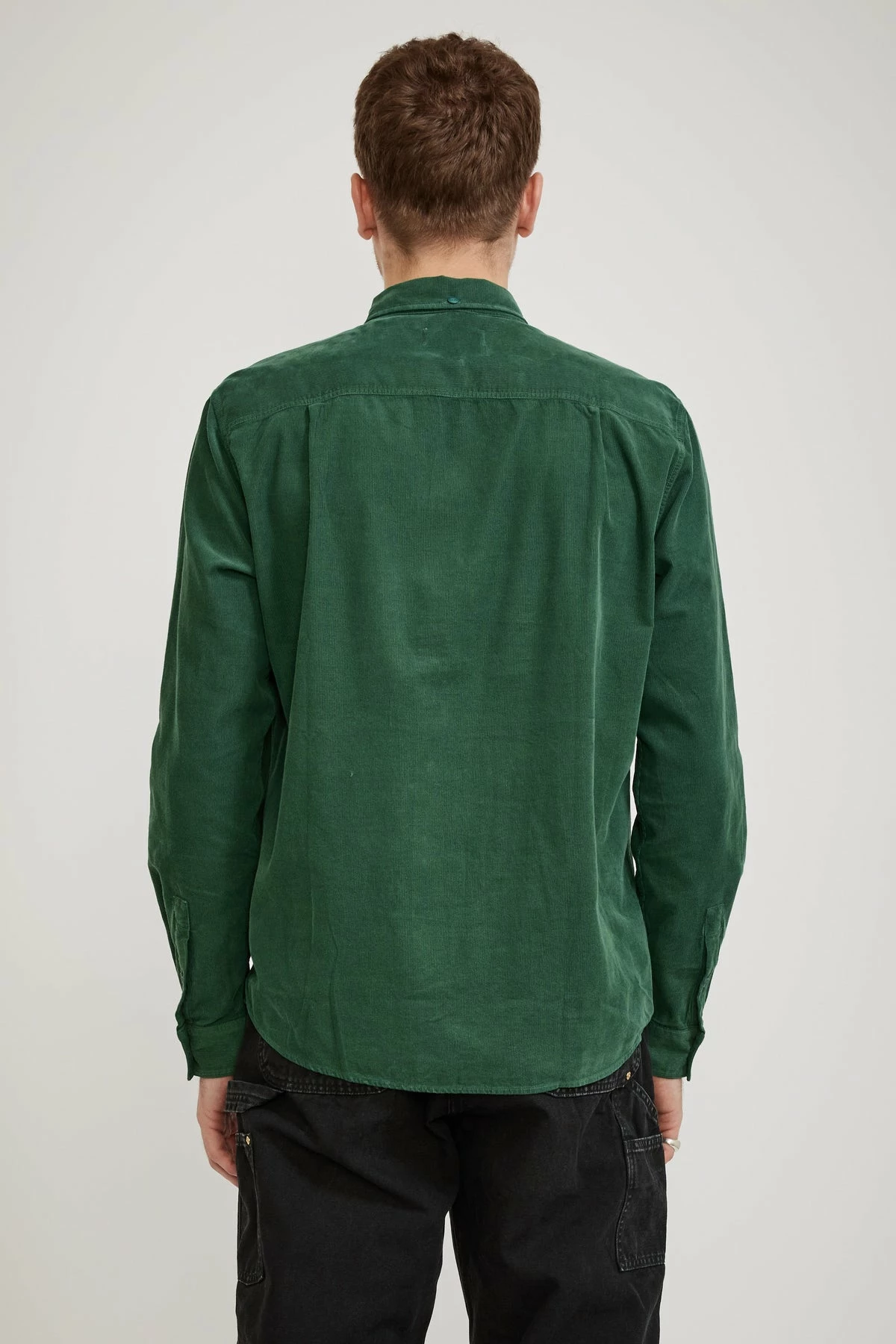 Dean Cord Shirt Green - Image 4