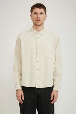Dean Cord Shirt Stone