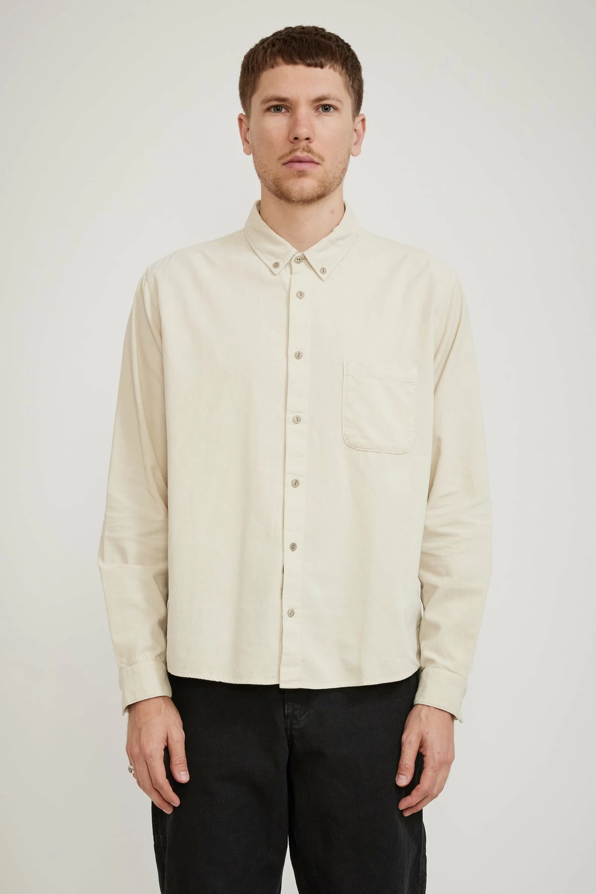 Dean Cord Shirt Stone
