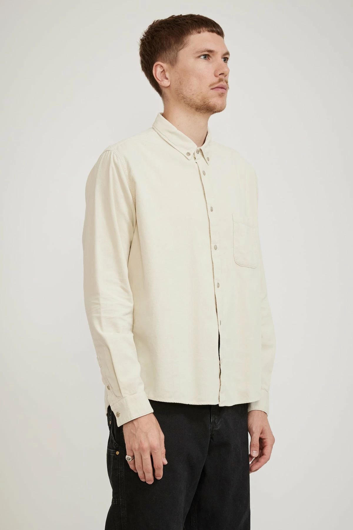Dean Cord Shirt Stone - Image 3