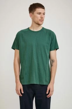 Television Raglan Tee Green